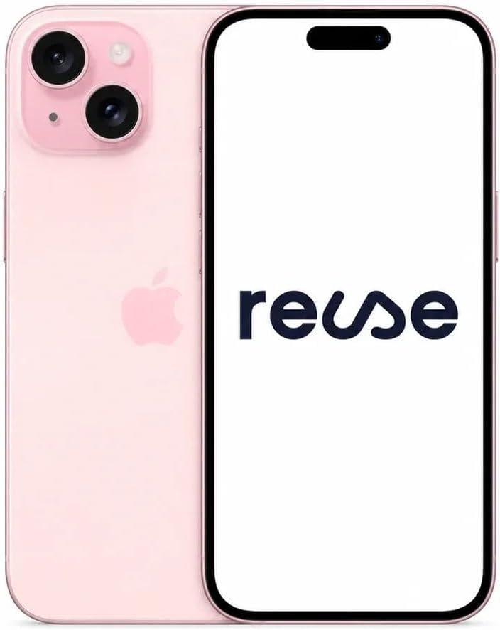 iPhone 15, 128GB, Pink - Unlocked (Renewed)