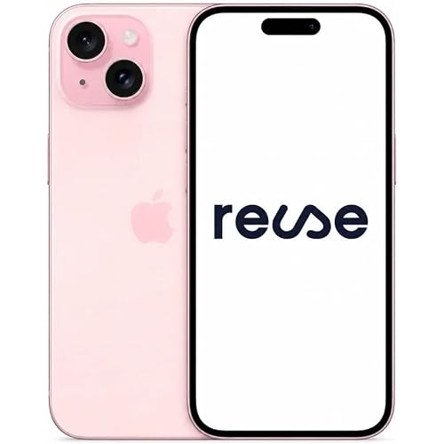 Apple iPhone 15, 128GB, Pink - Unlocked (Renewed)