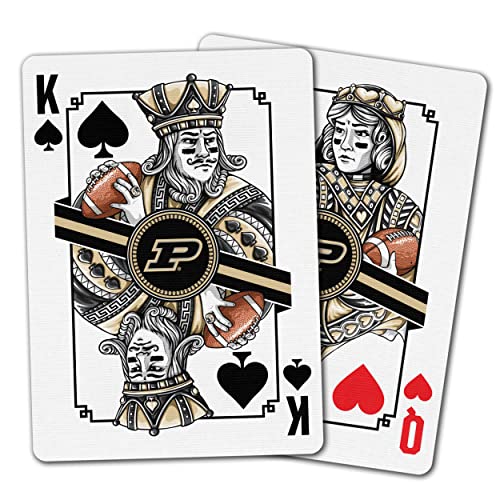 Image of YouTheFan NCAA Officially-Licensed Playing Cards - Original Artwork on All face Cards and Jokers - Team's Official Colors - Quality Linen Texture - Designed in The USA