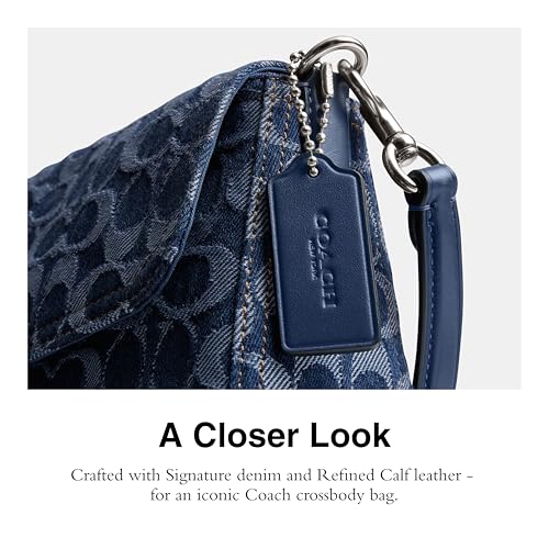 Coach Soft Tabby Shoulder Bag in Signature Denim, LH/Deep Blue Multi4