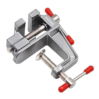 AASONS Mini Table Vise Clamp Small Bench Vice For Small Work Hobby Jewellery DIY Craft Repair Tool Portable Work Table B