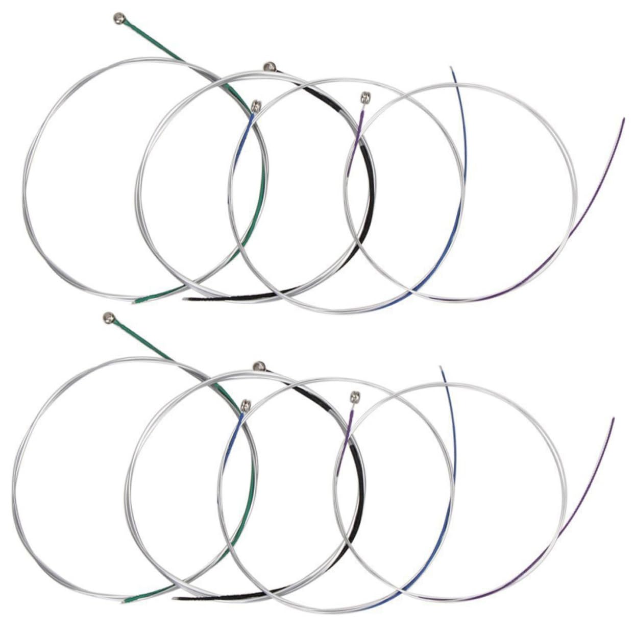 Holibanna 8Pcs Violin Strings Set for Full Violin Standard Tension Replacement Strings for Beginners and Enthusiasts Provides Extraordinary Tones and Beautiful Sounds