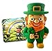 Westmon Works Lucky Irish Leprechaun Figurine Pocket Sized Good Luck Charm Trinket Durable PVC Keepsake for Desk Shelf or Carrying