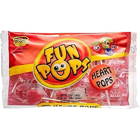 SNACKTERY Heart Lollipops Valentines Day Candy Cover