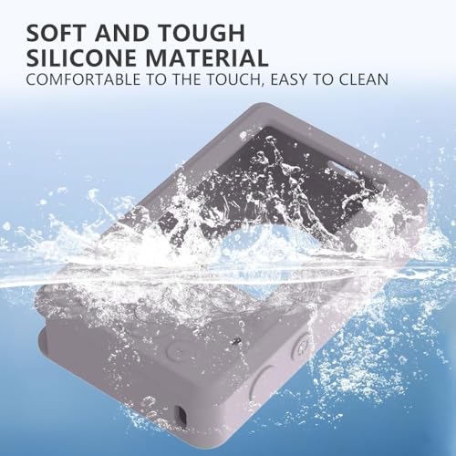 Image of Case for Kodak PIXPRO FZ55,FZ55 accessories,Soft Silicone Protective Case,Comes with 2 Screen Protectors and 1 Wrist Strap - Rose grey