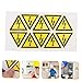 SOESFOUFU 1Set Electric Shocks Warning Labels Safety Stickers Danger Mark for Industrial Equipment for Office School Use