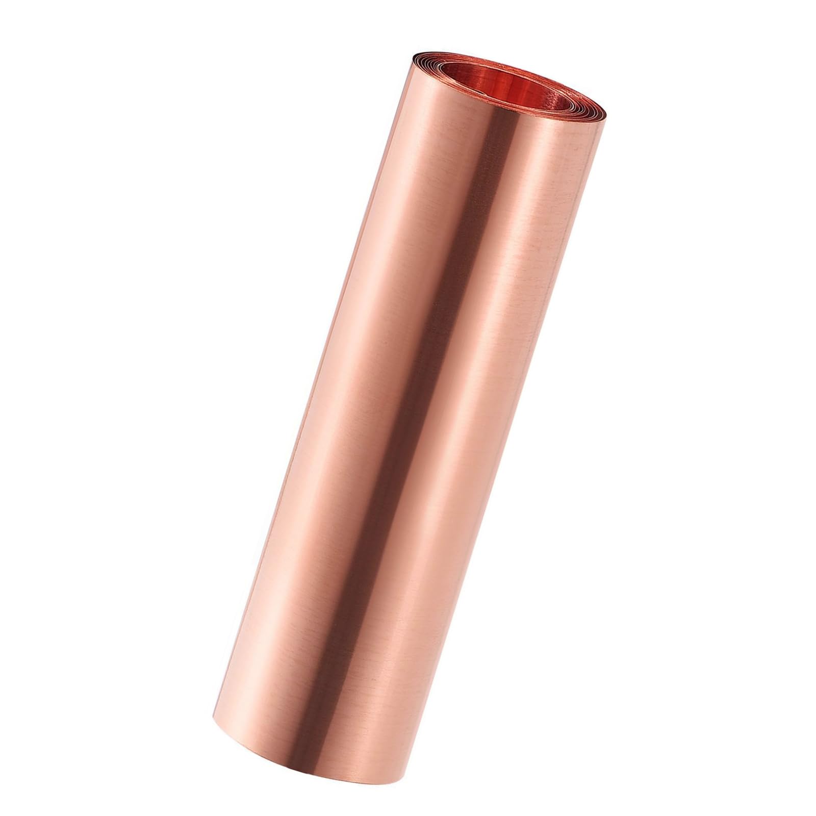 Copper Sheet Roll, 0.1mm x 100mm x 1000mm, 99.9% Pure Copper Foil for Electrical and DIY Projects