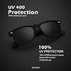 Lentes de sol KALIYADI polarizados para hombre y mujer, armazón semi- sin marco, bloqueo UV para conducir 4