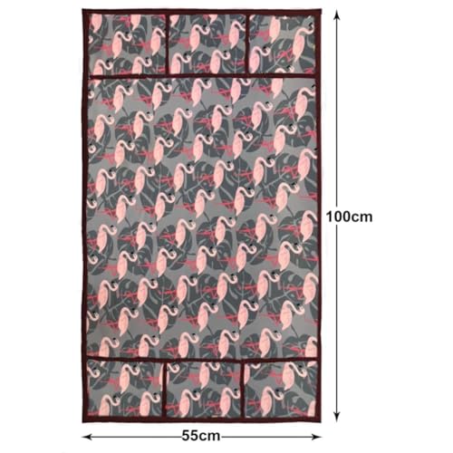 Image of MAXIMUS Dust & Stain Free Waterproof Fridge Top Cover | Refrigerator cover | Washable Material Fridge cover | 6 Utility Pockets (Grey)
