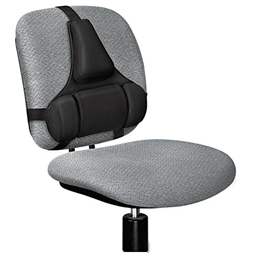 Fellowes Repose Dos Professional Series Profi Noir - Support Dorsal Ergonomique pour Chaise