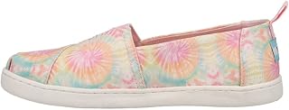 Kids Girls Alpargata Tie-Dye Slip On Flats Casual - Pink - Size 6 M