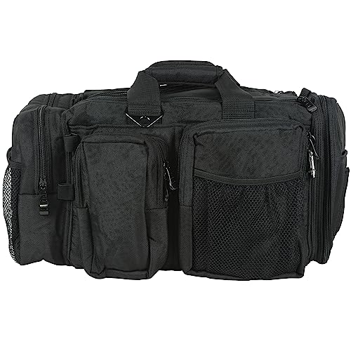 Deluxe Padded Pilot Flight Bag | Large, Black, 21 Pocket2