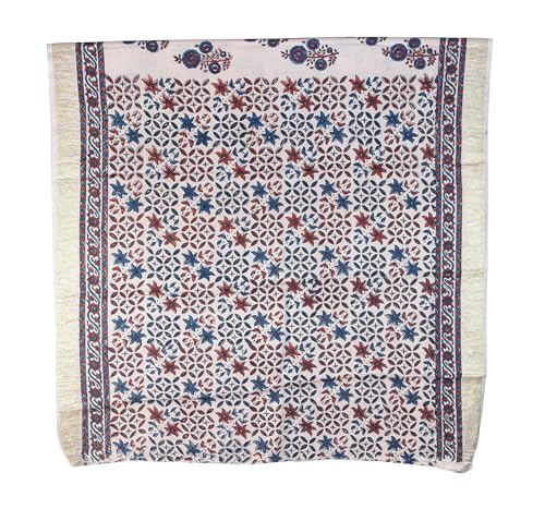 Ethnics of Kutch ajrakh print silk saree – image 5