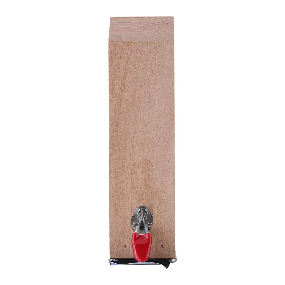 Pince à Coudre En Bois De Hêtre - Outil De Serrage Pour Travail Du Cuir, Laçage - Fixation Par Scratch, Dimensions 78x57x213 Mm