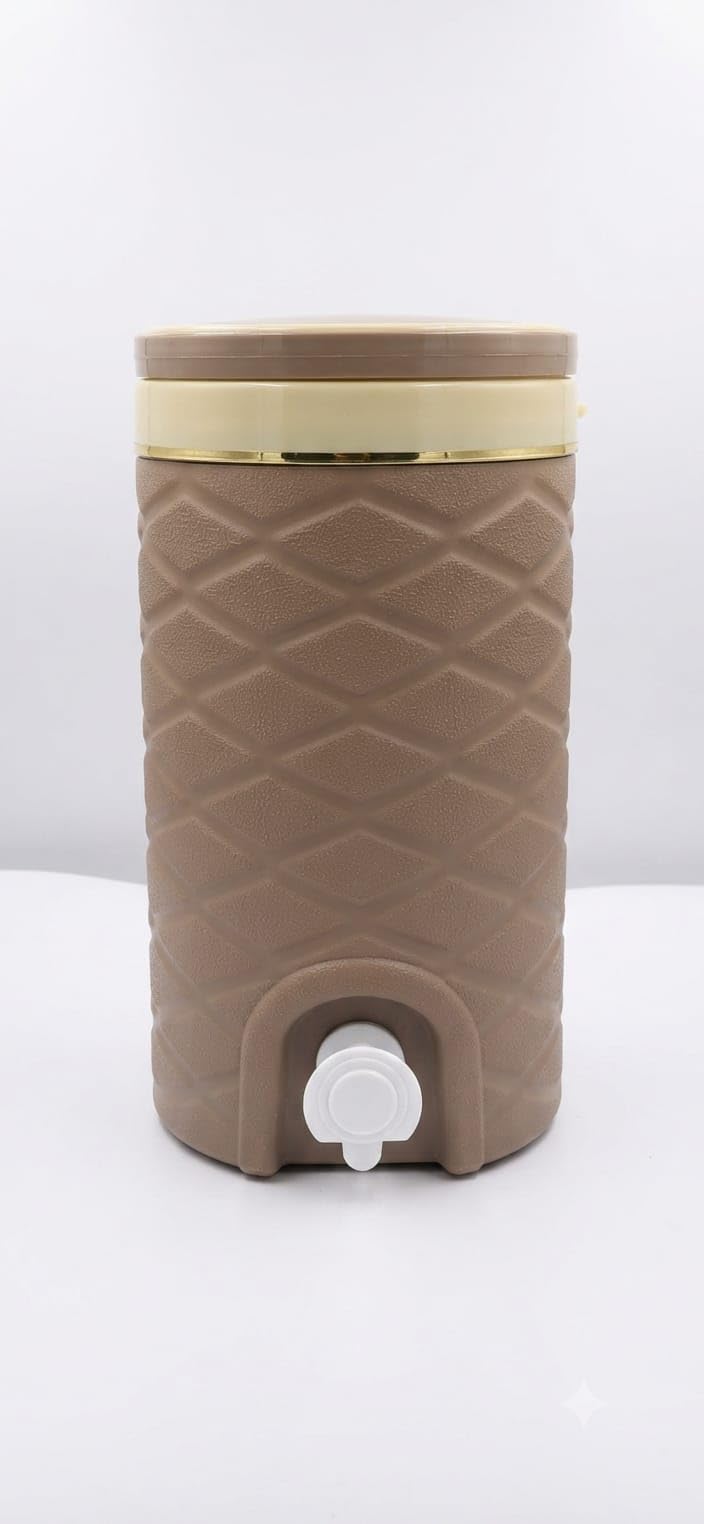 [bhaviyanshi Home & Living ] Insulated Water Dispenser with Tap, Diamond Texture, 4 Litre COLER AVILABLE = Green, Dark Blue, Dark Brown-image-44