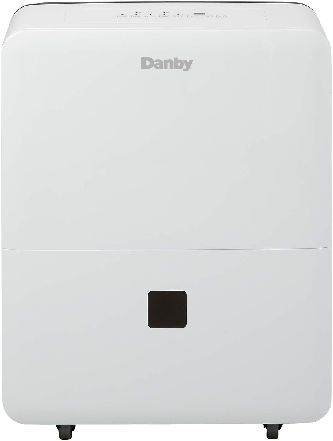 Danby DDR020BJWDB 22 Pint Dehumidifier in White 22 Pint (10.4L) Dehumidifier: controls humidity in spaces up to 1500 sq. ft. Energy Star Rating Electronic controls with LED display