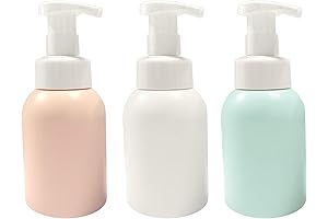 Plastic Foaming Hand Soap Dispenser, 3 Pack 300ml Cute Cartoon Kid Soap...