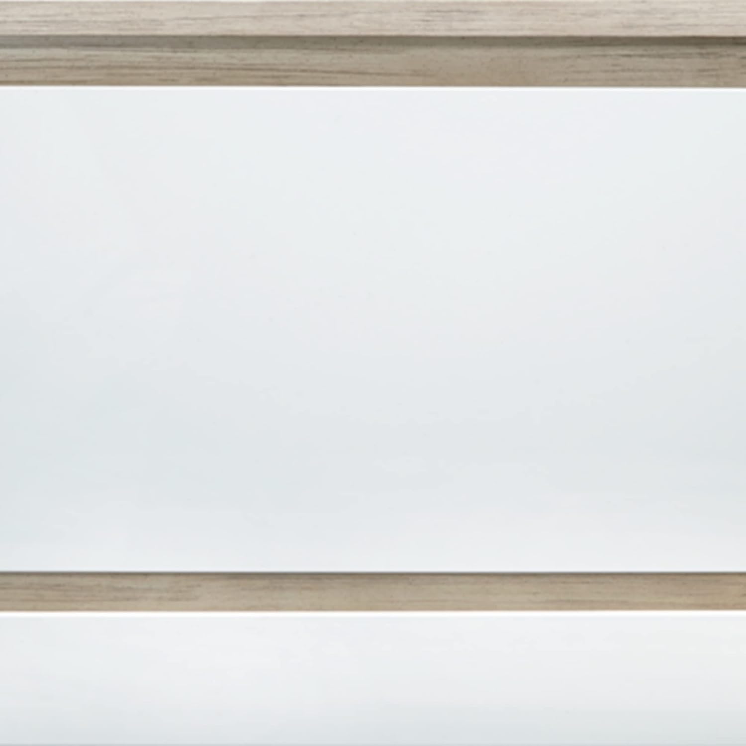 White Glossy 50" Chest of Drawers with Soft Close Dovetail Drawer