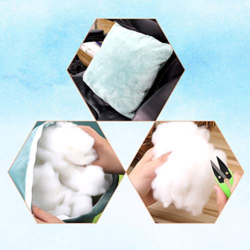 Jmuiiu 150G Polyester Fill, Premium Polyester Fiberfill, Recycled Polyester Fiber, High Resilience Stuffing Fluff Fiberfill For Pillow Filling, Christmas Dolls Diy, And Home Decors Projects #TOP4