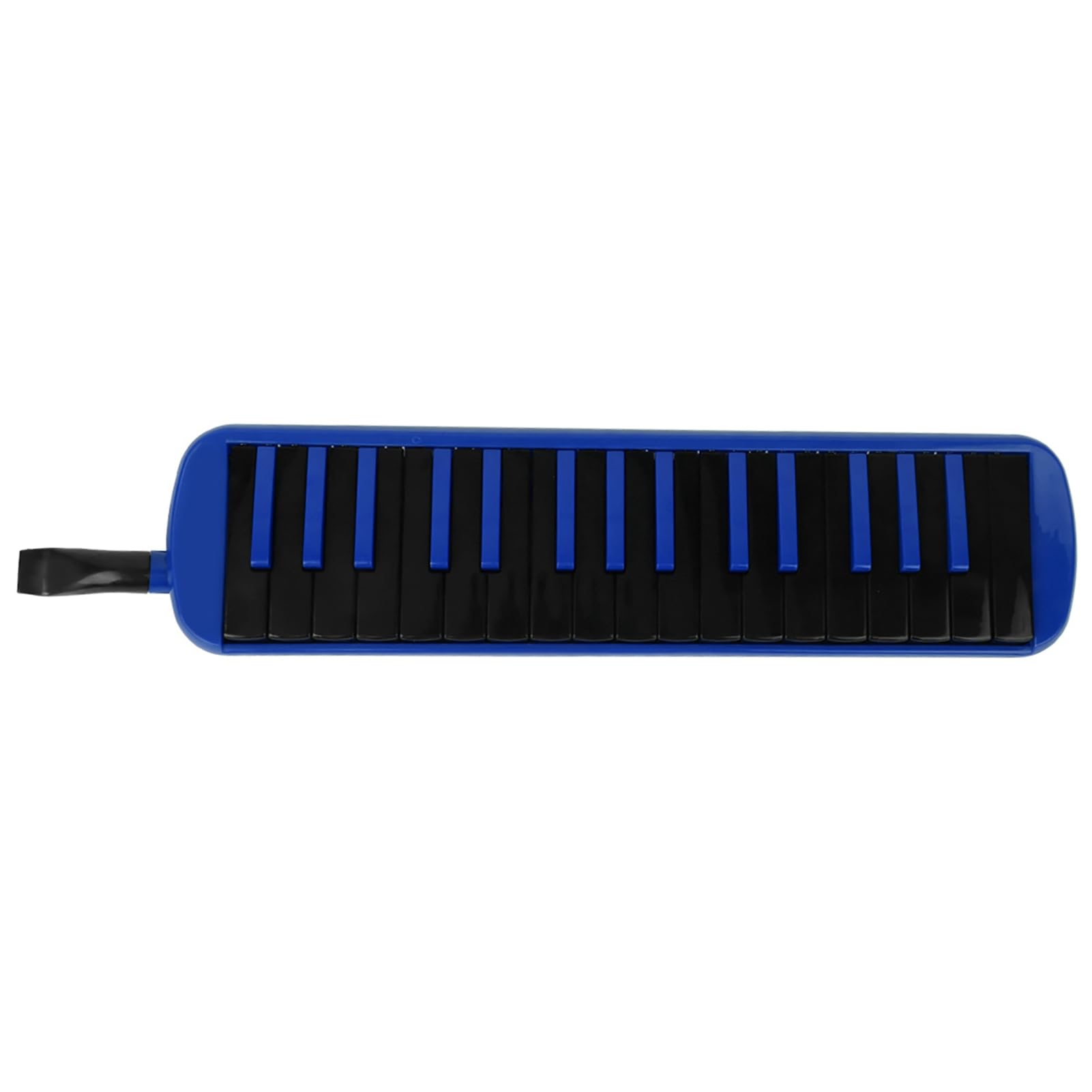 Mélodica à 32 touches, instrument de musique à vent, mélodica pour débutants au design ergonomique, harmonica à clavier portable bleu avec sac et tuyau de soufflage, idéal pour la (Bleue)