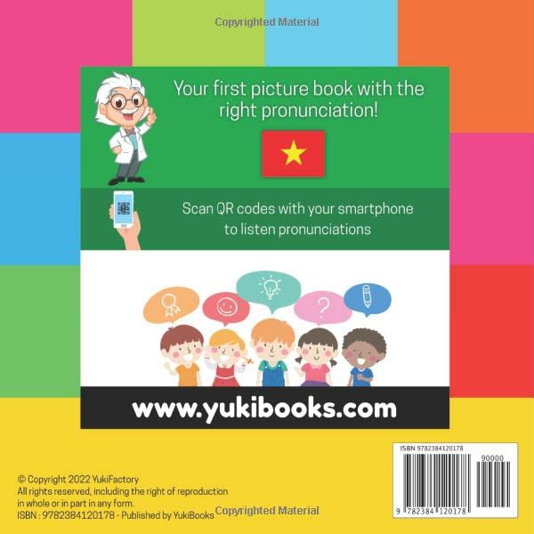 100 first words in vietnamese: Bilingual picture book for kids: english / vietnamese with pronunciations (Learn vietnamese) - Image 2