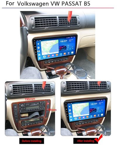 Android 11 samochodowe stereo nawigacja gps dla Volkswagen VW PASSAT B5 9 ''ekran dotykowy odtwarzacz multimedialny obsługa WIFI Bluetooth łącze lustrzane TPMS CarPlay(A300S 4G+WIFI 8-Core 3G 32G)