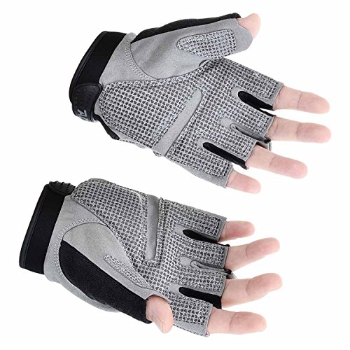 Kamo Ultralight Anti-Slip Breathable Gloves for Gymnastics,Kayaking,Paddling,Sailing,Weight Lifting,Training,Fitness,Bodybuilding and Outdoor Anti-Slip Cycling Gloves Men & Women(Pink,L)