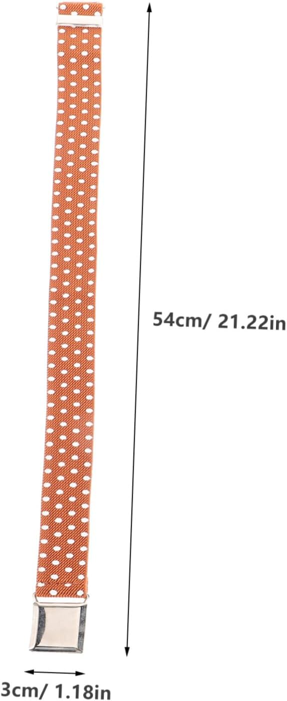 4 pcs Elastic Belts Stretchy Waist Belts for Boys and for Stylish Patterns Comfortable and Waistband Accessories