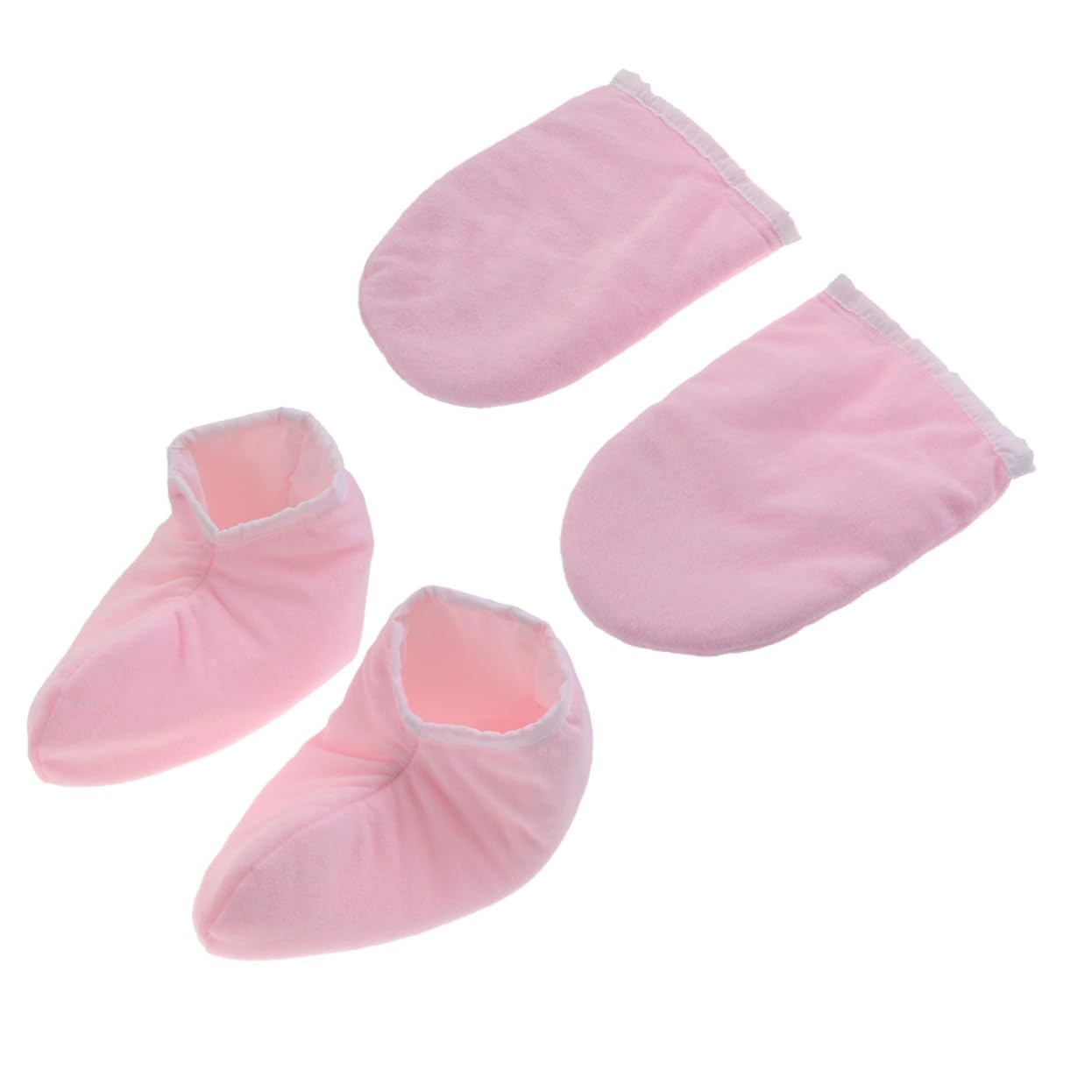 FRCOLOR Copertura Per Pediluvio 6 Paia copri piedi in paraffina guanti riscaldanti in cera di paraffina guanti caldi guanti isolati per guanti di cera di paraffina fare un bagno rosa