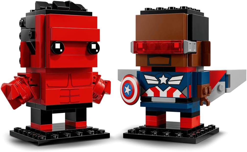 LEGO Brickheadz Marvel Captain America & Red Hulk 40668
