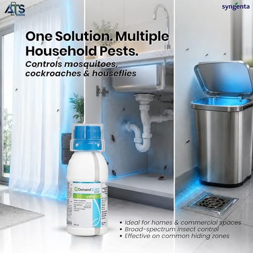 Image of Syngenta Demand 2.5CS -100 ml For The Control Of Mosquitoes, Houseflies And Cockroaches | Best Chemical For Home & Commercial -100 ml Pack Of 2