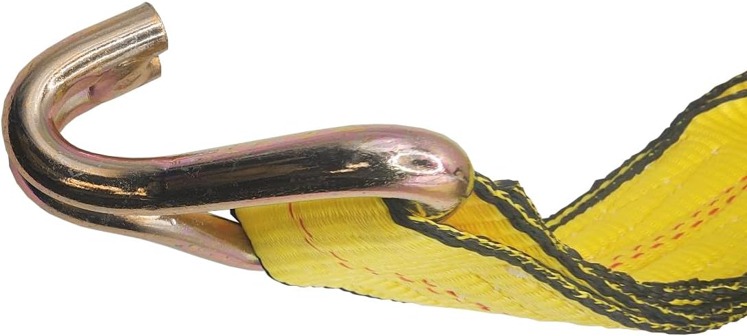 Everest S1023- Premium Ratchet Tie Down – 1 PK – 2 in – 30 FT – 3333 LBS Working Load – 10000 LBS Break Strength – Double J Hook - Image 8