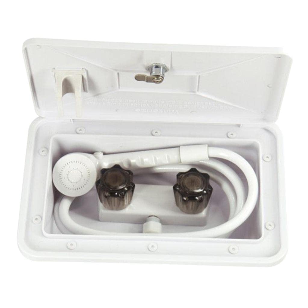 MERIGLARE Exterior RV Exterior caja de ducha Kit para barco marino Camper caravana autocaravana recreativa vehículo Motor hogar viaje remolque