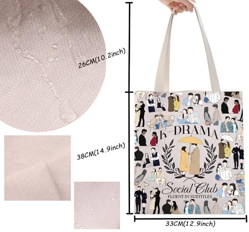 Bolsa Tote K-drama Social Club para amantes de drama miniatura 4