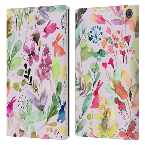 Étui Portefeuille Amazon Fire Max 11 2023 Cuir Ninola Floral