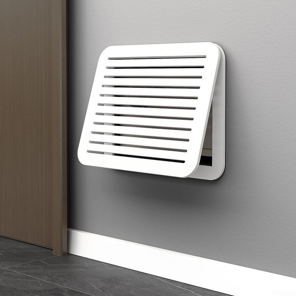 Caja de fusibles decorativa montada en la pared con puerta abatible para protección del medidor eléctrico y aspecto elegante (C)