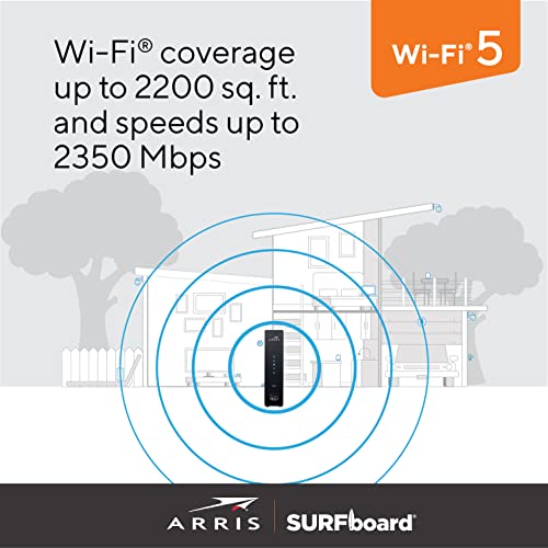 Image of Arris (SBG7600AC2-RB) - Modem Router Combo - DOCSIS 3.0 & AC2350 WiFi, [Check with Your Provider for Compatibility] Four 1 Gbps Ports, 800 Mbps Max Speeds - Renewed