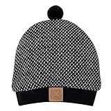 gorros bebe algodon Parche con un Tigre Pinokio Cálido capó Gorro, Black Le Tigre, 44 para Bebés