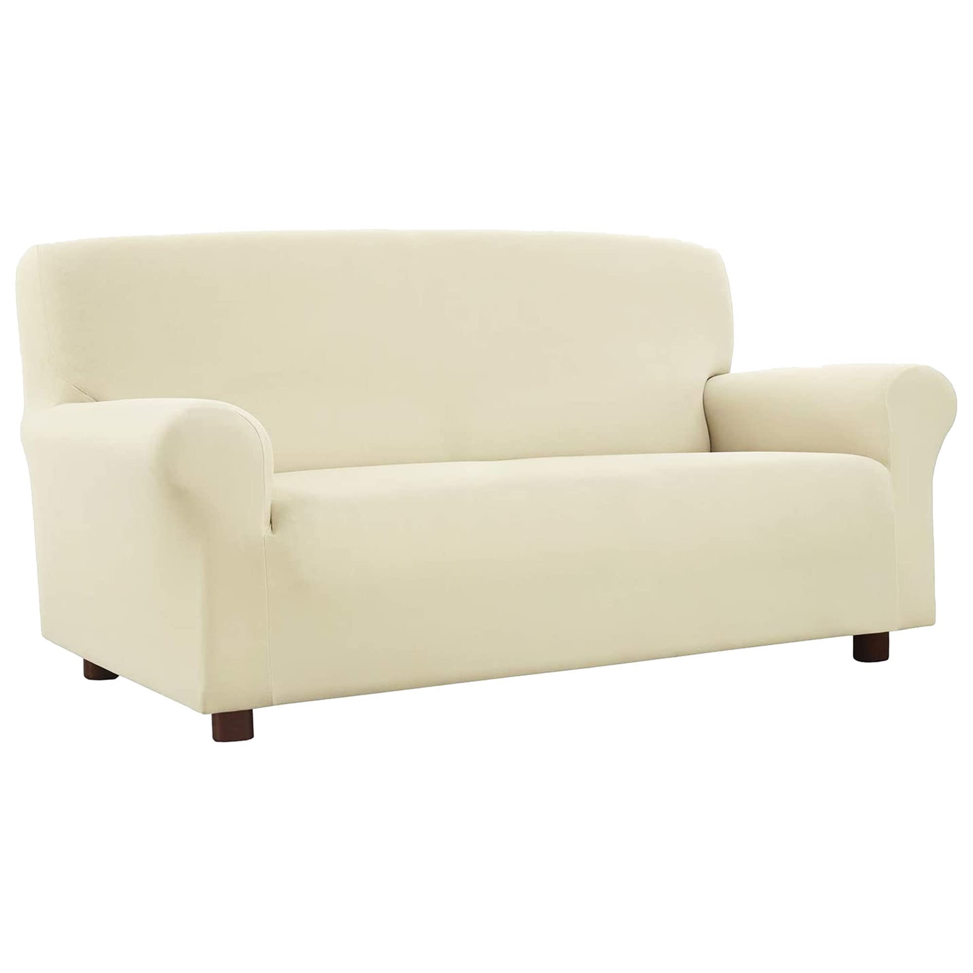 FUNDA DE SOFÁ ELÁSTICA 3 PLAZAS Crudo