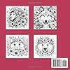 Animals in Flowers Coloring Book For Adults: Beautiful Animals coloring book for Relaxation and Mindfulness #1
