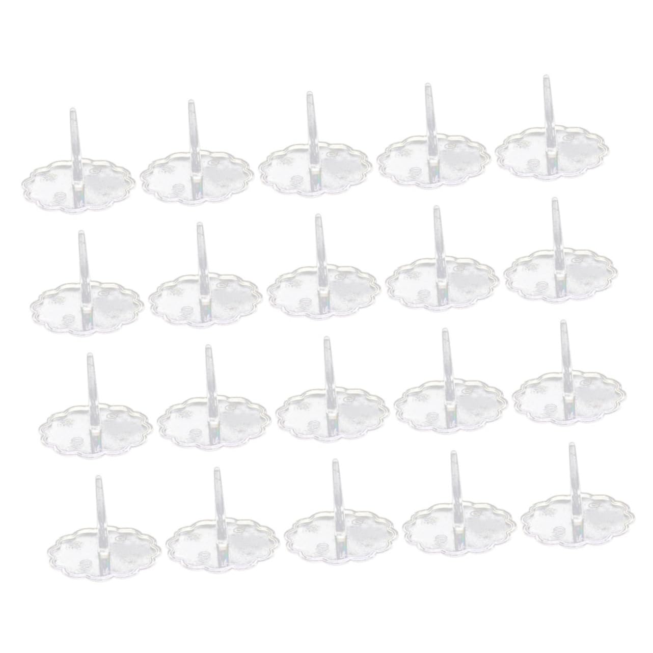 Cabilock 100pcs Cake Decoration Tools Tray Decor Cake Ornament Tray Cake Insert Base Cake Decor Display
