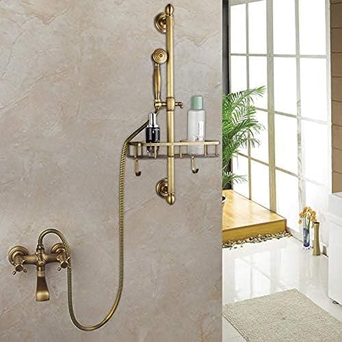 Robinet de baignoire antique mural pour rituel de bain bien-être et douche