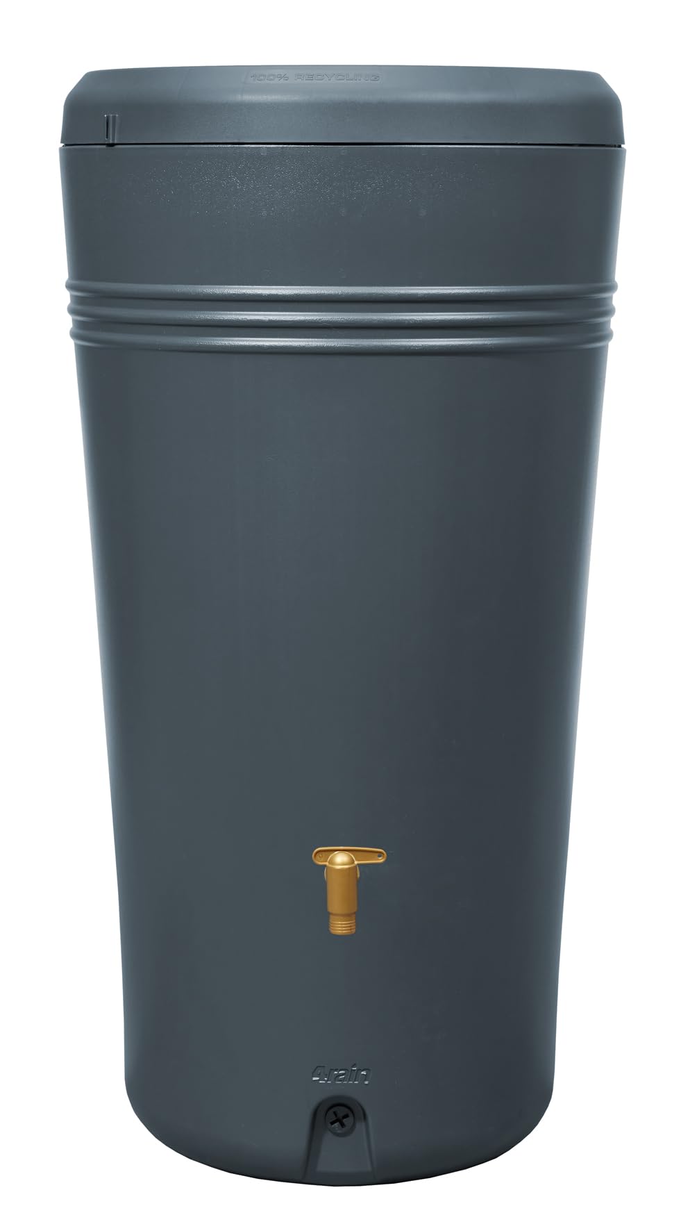 4rain AZURA 2w1 zbiornik na deszczówkę 230 l graphite grey