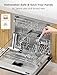 100% Polished Stainless Steel Meat Grinder Attachment for KitchenAid Mixer, Dishwasher Safe Food Grinder Attachment Anti-Corrosion, 18-Piece Set Includes 3 Seamless Sausage Stuffers, 4 Grinding Plates