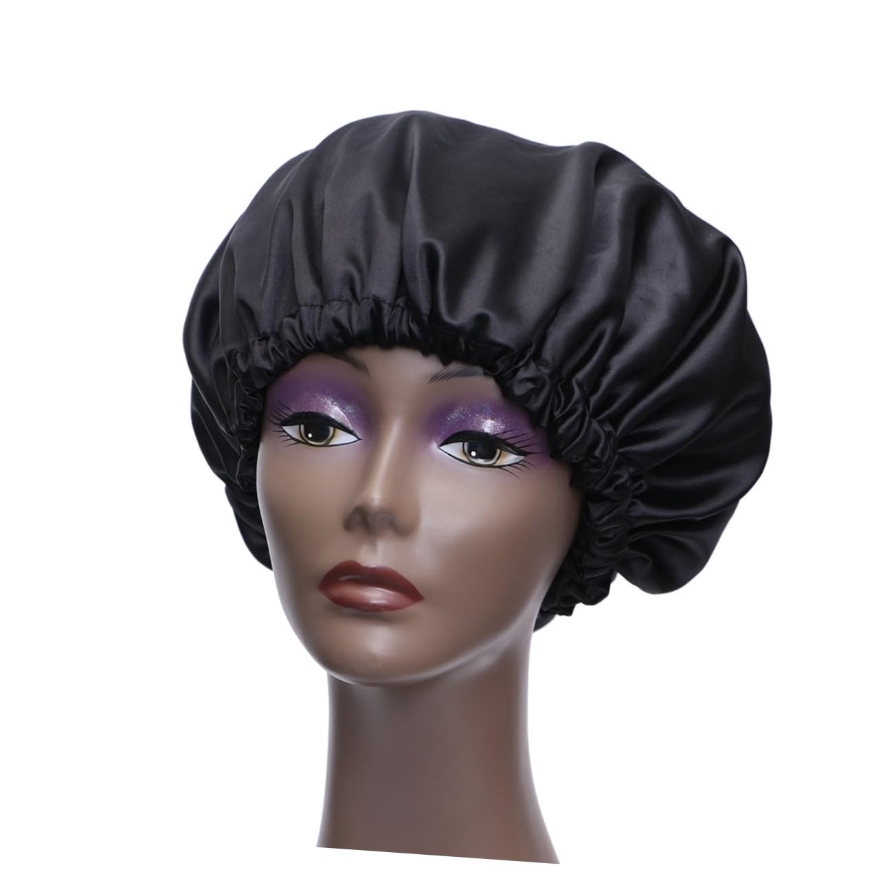 Healvian 3piezas Gorro De Sueño De Satén Doble De Seda Para Mujeres Transpirable Para Proteger Peinados y Mantener El Cabello Mientras Duermes