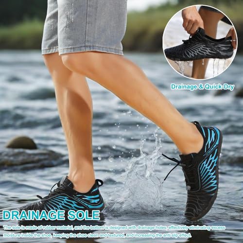 Image of Hike Barefoot Shoes Womens Men,Unisex Barefoot Water Shoes Breathable, Anti-Slip Hiking Footwear for Athletic Wide Toe Shoe Footwear for Hiking, Walking, Running, Yoga, and Water Sports
