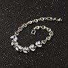 Elegante Braccialetto In Lega Robusta Con Antiquariato D'argento E Disegni In Ottone Accessorio Portatile Per Abbigliamento Quotidiano Bracciale #2
