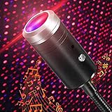 【9 Lichteffekte】Rot, Lila, Rot & Lila, Rot & Lila blinkt, sprachaktiviert Rot blinkt, sprachaktiviert Lila blinkt, sprachaktiviert Rot & Lila blinkt, Rot blinkt, Lila blinkt.Einmal drücken, um den Lichteffekt zu ändern.Drücken Sie es zehnmal, um es auszuschalten, und drücken Sie es erneut, um es einzuschalten.