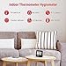 ThermoPro TP157 Hygrometer Indoor Thermometer for Home, Room Thermometer Humidity Meter with Accurate Temperature Humidity Sensor for Greenhouse Baby Room Office-1 Pack