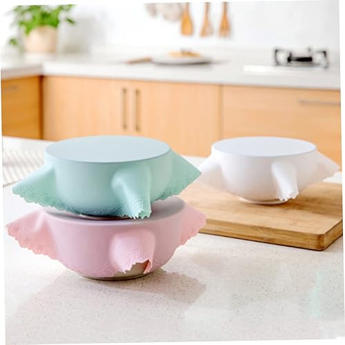 Miniatura 5 de TIDTALEO Tapa de olla Tapas elásticas de silicona Envolturas de sello de silicona Cubierta de sello de silicona Tazón de comida